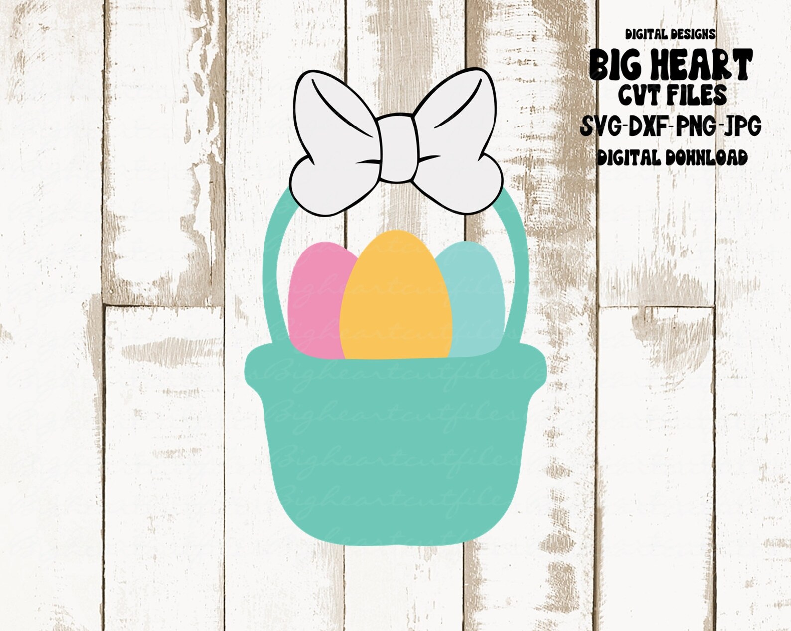 Easter Basket Svg Png Jpg Dxf Easter Svg Basket Svg - Etsy