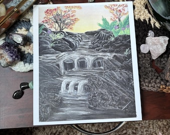 Stone Falls - Acrylic Art Print