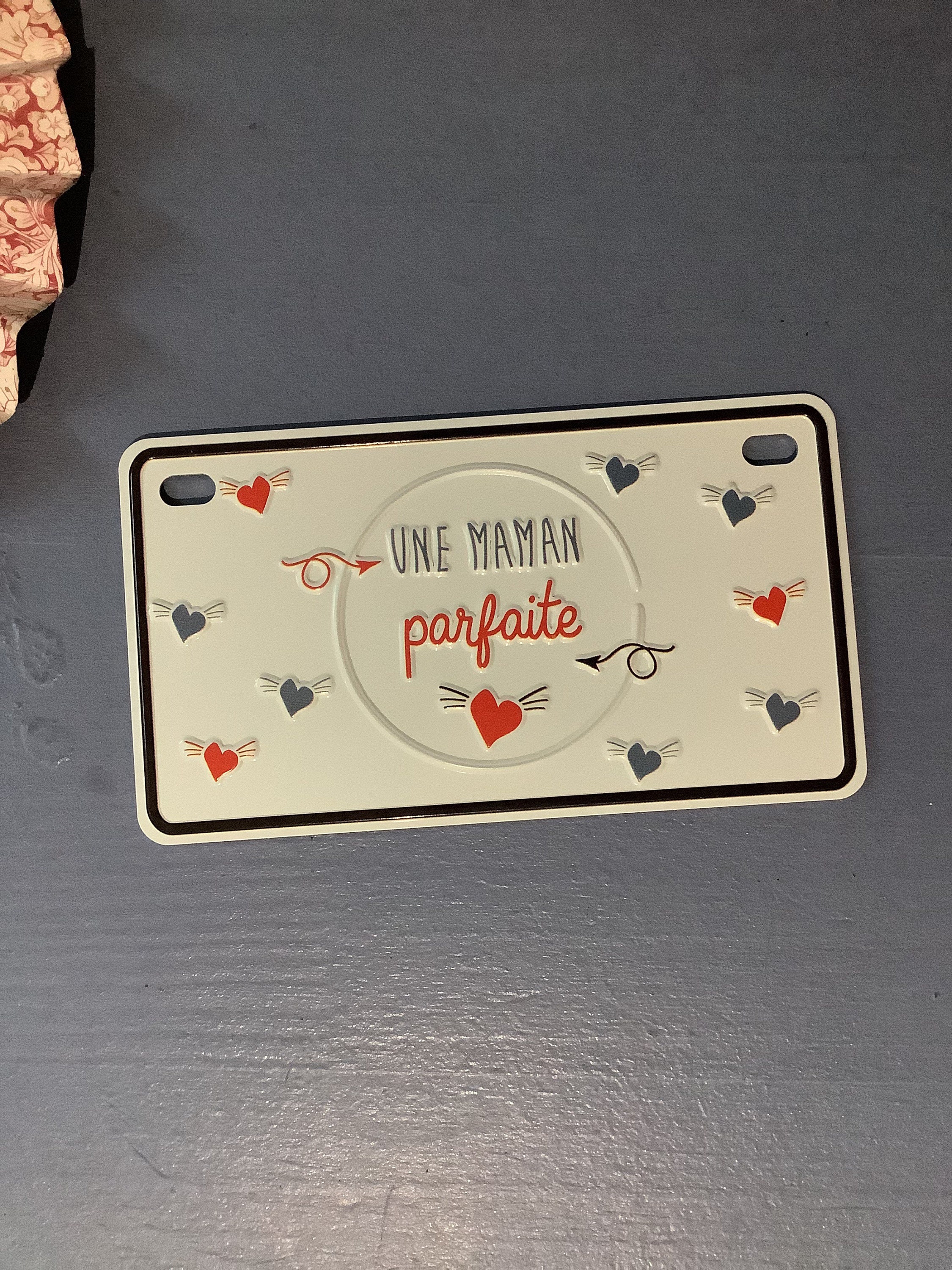 Aimant /Magnets à Message Une Maman Parfaite /