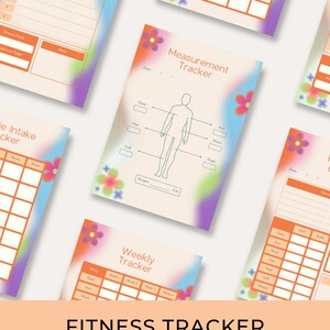 Fitness Planner Printable Body Measurement Planner Bundle - Etsy