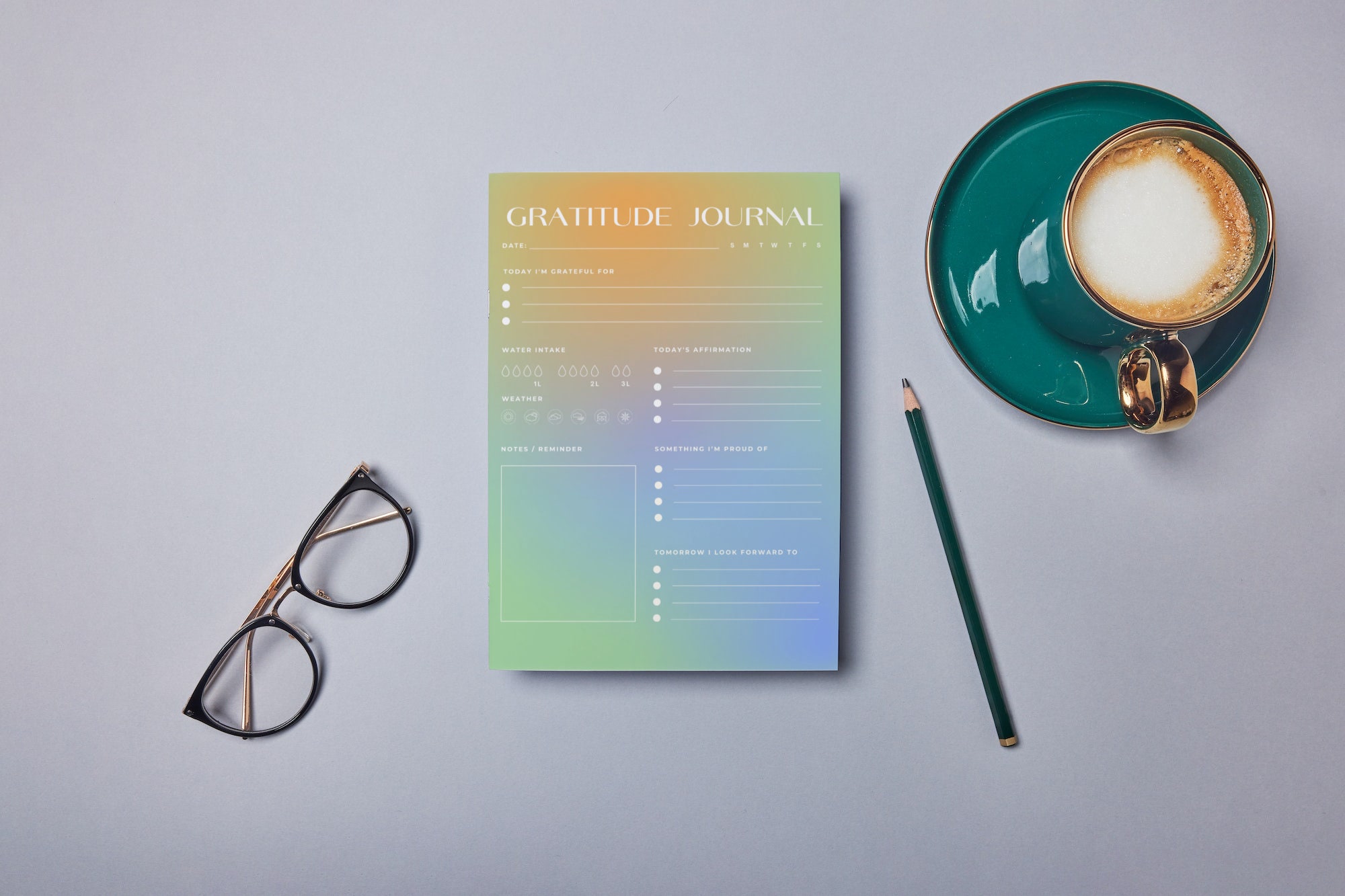 Gratitude Journal Manifestation Planner Printable Daily - Etsy