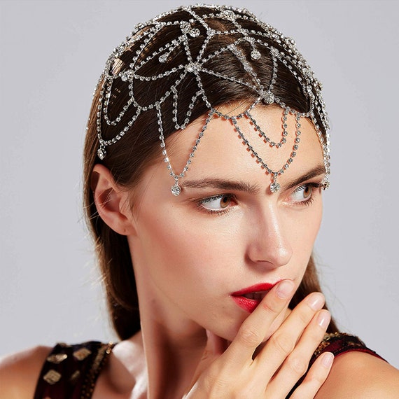 Rhinestone Hair Chain