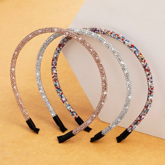 Hair Jewellery Gold Rhinestone Headband Rhinestone Headwear Crystal
