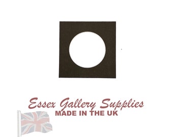 Black Round Picture & Photo Mounts