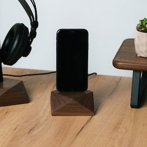 Stazione di ricarica in legno per Android / Stazione di ricarica per Samsung-Huawei-Google / Stazione di ricarica per iPhone / Accessori da scrivania per ufficio