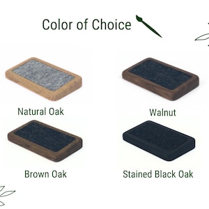 Ergonomic Wooden Wrist Rest for Keyboard | Comfortable Support Felt Pad | Custom Wrist Pad | Home Office Desk Accessories | Gift for Her