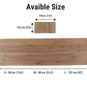 Dual Wooden Desk Shelf | Solid Wood Monitor Stand | Desk Organizer | Ergonomic Office Storage | Large Display Stand | Gift for Him