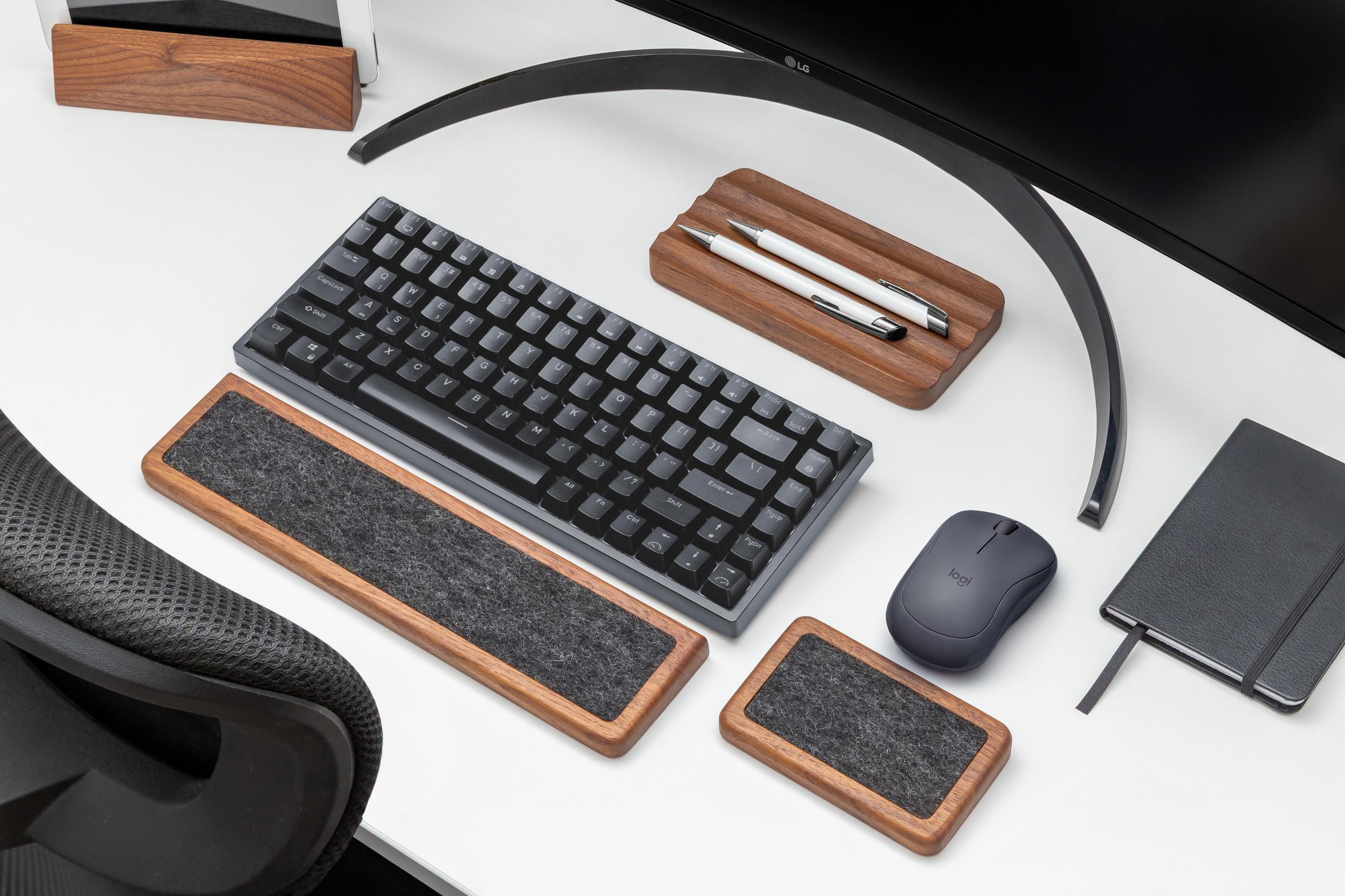 Laokiiy Support de clavier pour ordinateur de bureau, support de