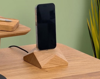 Wooden Charging Station for Android | Docking Station for Samsung-Huawei-Google | Charging Dock for IPhone | Desk Office Accessories