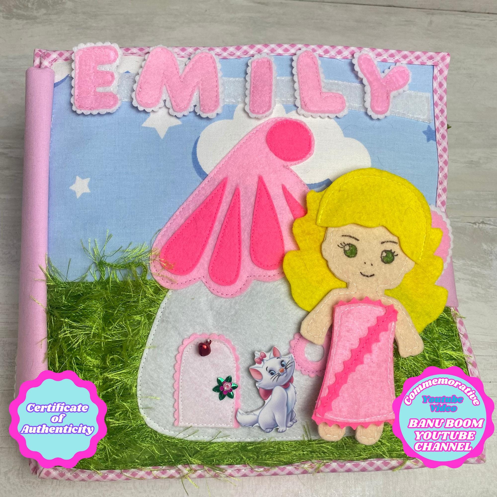 Portable Dollhouse Handmade Felt Quiet Book The Dollhouse Custom