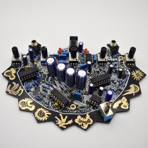 Fort Processor PCB, Deluxe Black & Gold Version - PCB Only - DIY