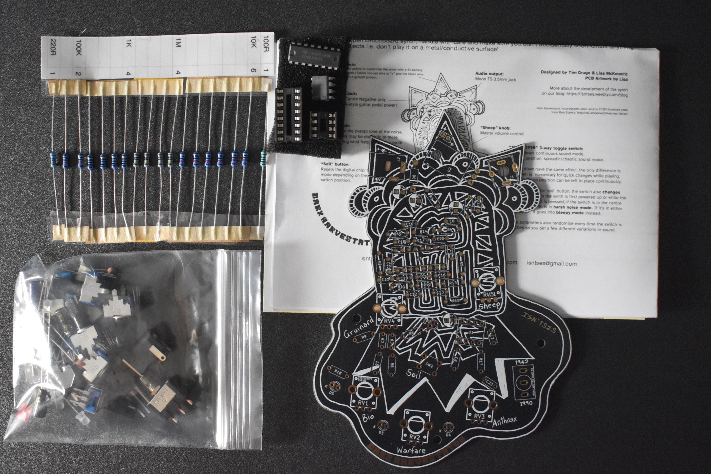 DIY Noise Synth Kit – Dark Harvestator, Experimental Distortion