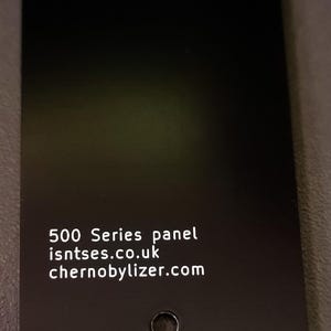 API 500 Series Blank Panel, Black & Gold PCB Art, Studio Accessory ...