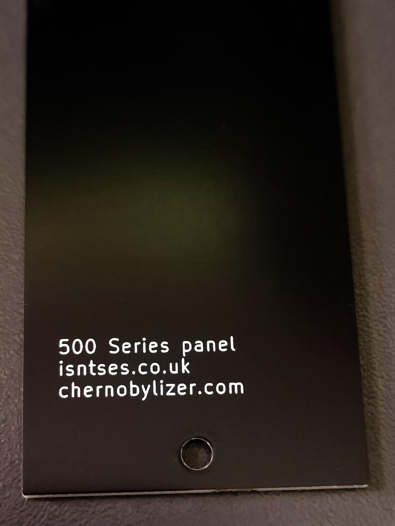 API 500 Series Blank Panel, Black & Gold PCB Art, Studio Accessory ...