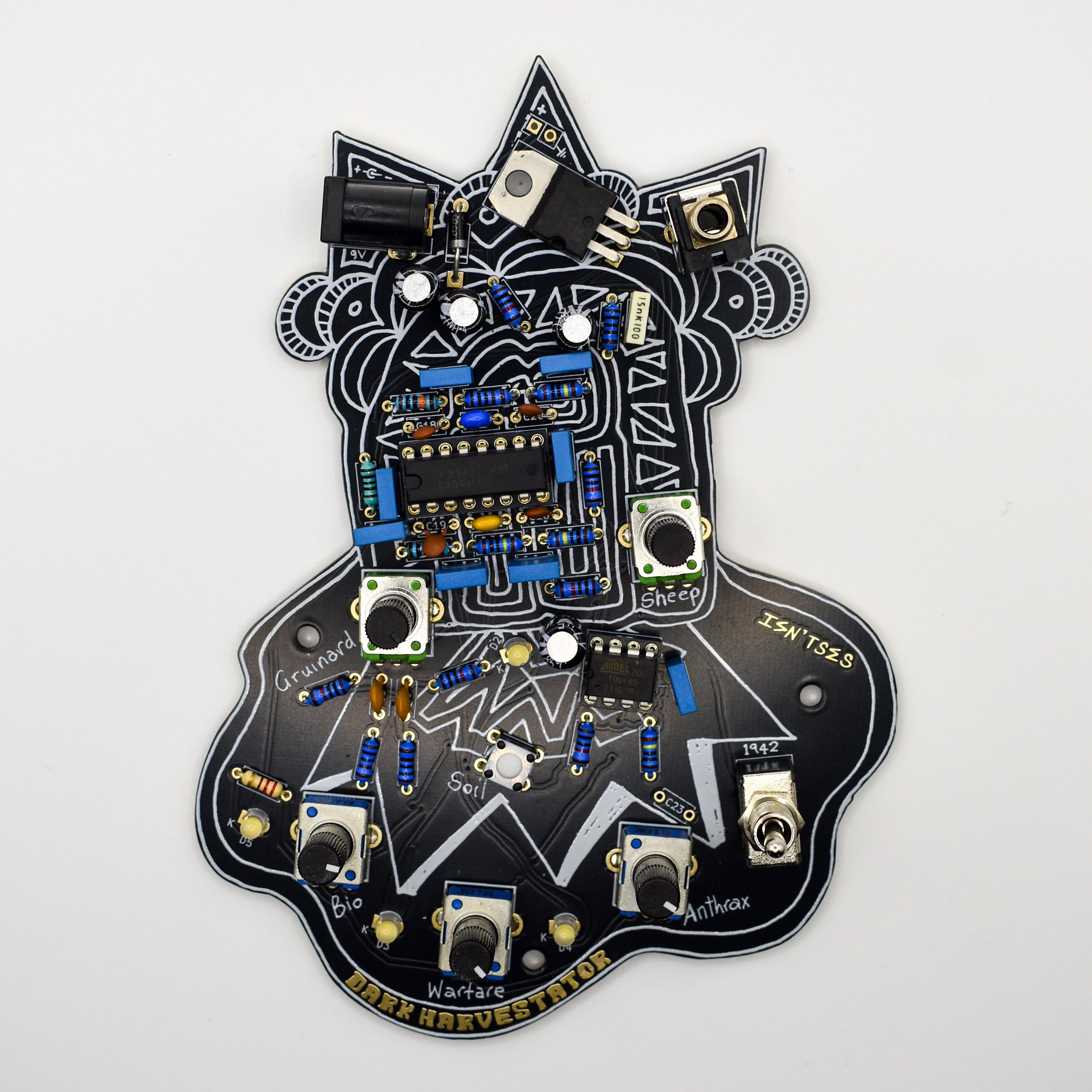 Burroughs製 レジスター Dark Harvestator, Fully Built Experimental Noise Synthesizer
