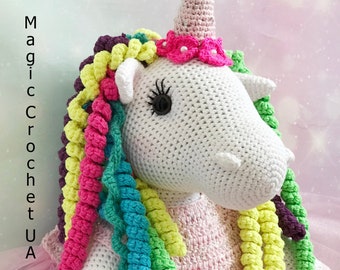 Crochet Unicorn Pattern, Giant Unicorn Pattern, Crochet unicorn, amigurumi unicorn,Unicorn pattern pdf, crochet unicorn tutorial, amigurumi