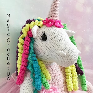 Crochet Unicorn Pattern, Giant Unicorn Pattern, Crochet unicorn, amigurumi unicorn,Unicorn pattern pdf, crochet unicorn tutorial, amigurumi