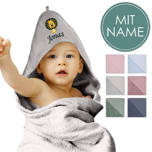 Baby hooded towel embroidered with name | Personalized baby towel | Baby child gift bath towel boys girls child towel
