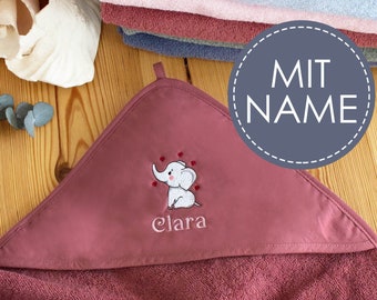 Baby hooded towel embroidered with name | Baby Towel Personalized | Baby gift bath towel boys girls