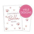EU pet passport & vaccination certificate cover personalized | many designs | Protective cover with name | Dog cat pet product logo