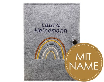 Felt maternity pass cover personalized for the German maternity pass | Cover with name | Protective cover, case, gift for pregnant women