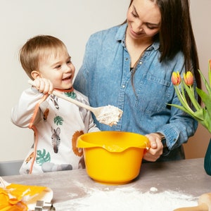 Bavoirs pour manger et bricoler pour garçons et filles en 2 tailles de 6 à 48 mois bavoir à manches longues lavable bébé tout-petit enfant image 4