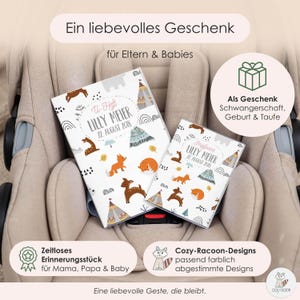 Personalized U-booklet and vaccination certificate cover | Protective cover with name | Gift for birth, pregnancy, and baby shower for boys and girls image 10