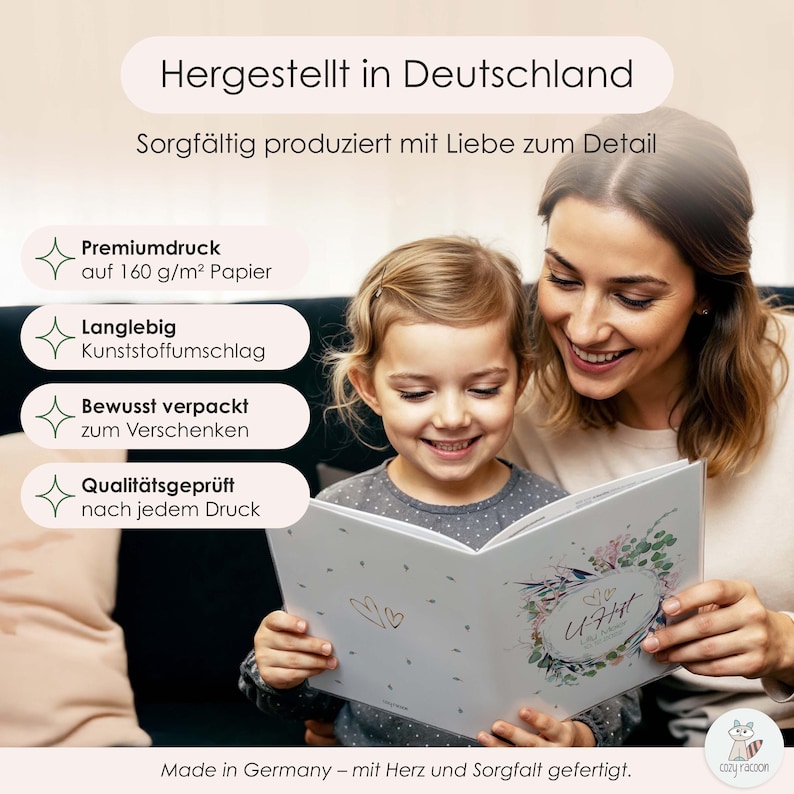 Personalized U-booklet and vaccination certificate cover | Protective cover with name | Gift for birth, pregnancy, and baby shower for boys and girls image 11