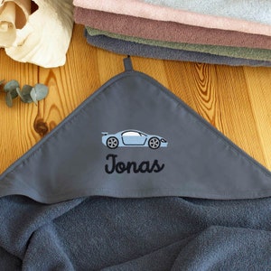 Baby hooded towel embroidered with name | Personalized baby towel | Baby child gift bath towel boys girls child towel