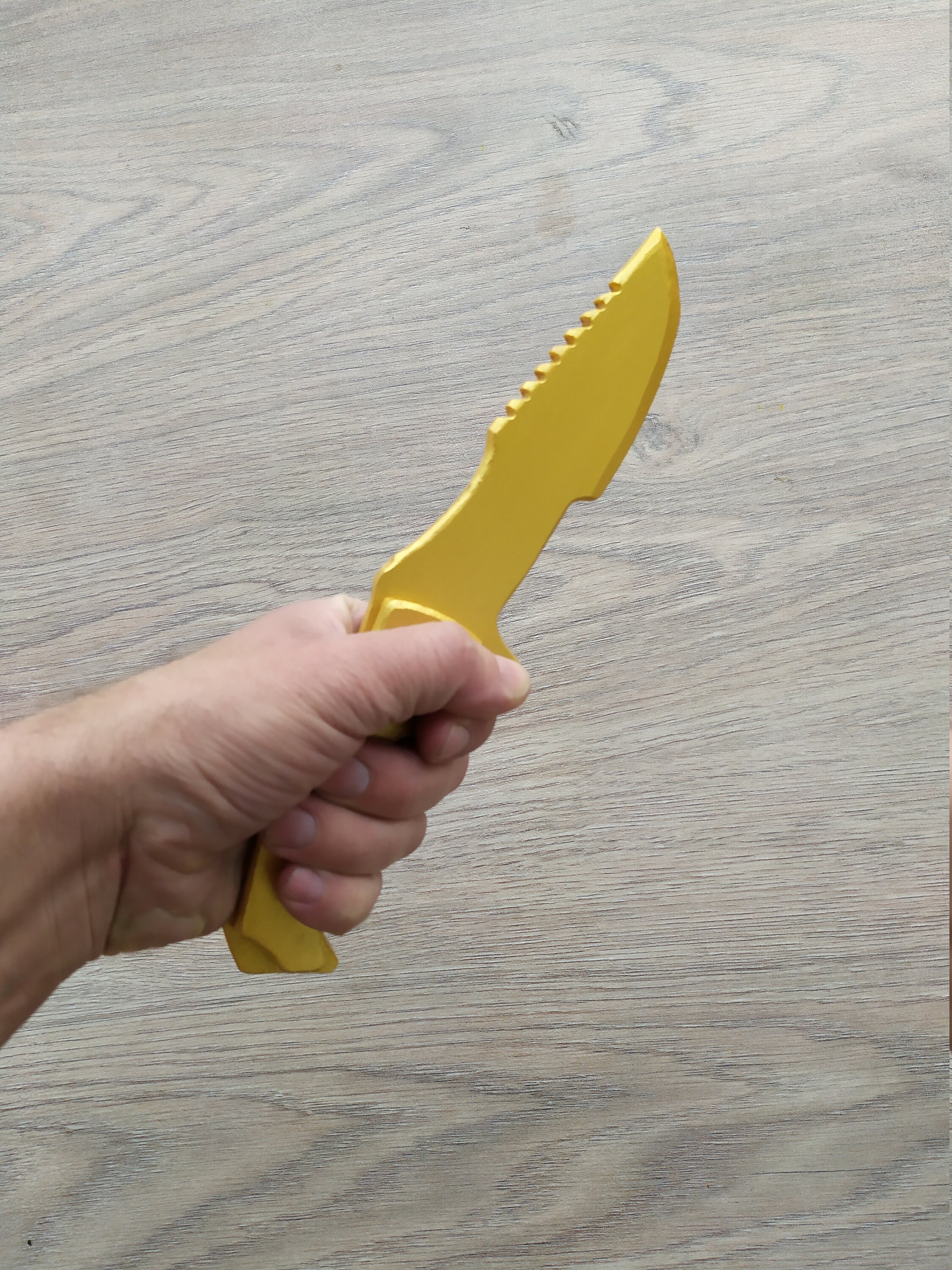 A large golden 9piece wooden weapon set. gift for gamers Etsy