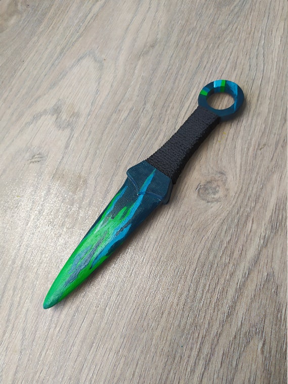 Kunai Wood Knife for Fans of Computer Games and Cosplay. Color Etsy