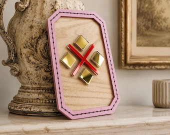 Slavic Makosh Wooden Sign, Protection Talisman, Slavic  Decor, Fertility and Feminine Energy Symbol, Spiritual Home Blessing