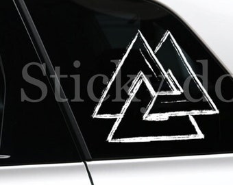 Noors viking Valknut sticker