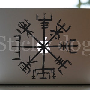Norwegian Viking compass Vegvisir sticker