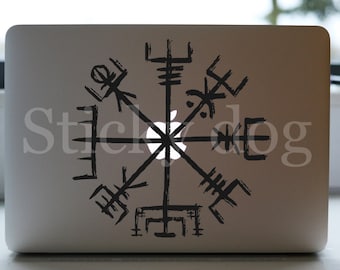 Noors viking kompas Vegvisir sticker