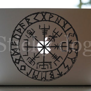 Norwegian Viking compass Vegvisir sticker