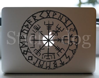 Noors viking kompas Vegvisir sticker