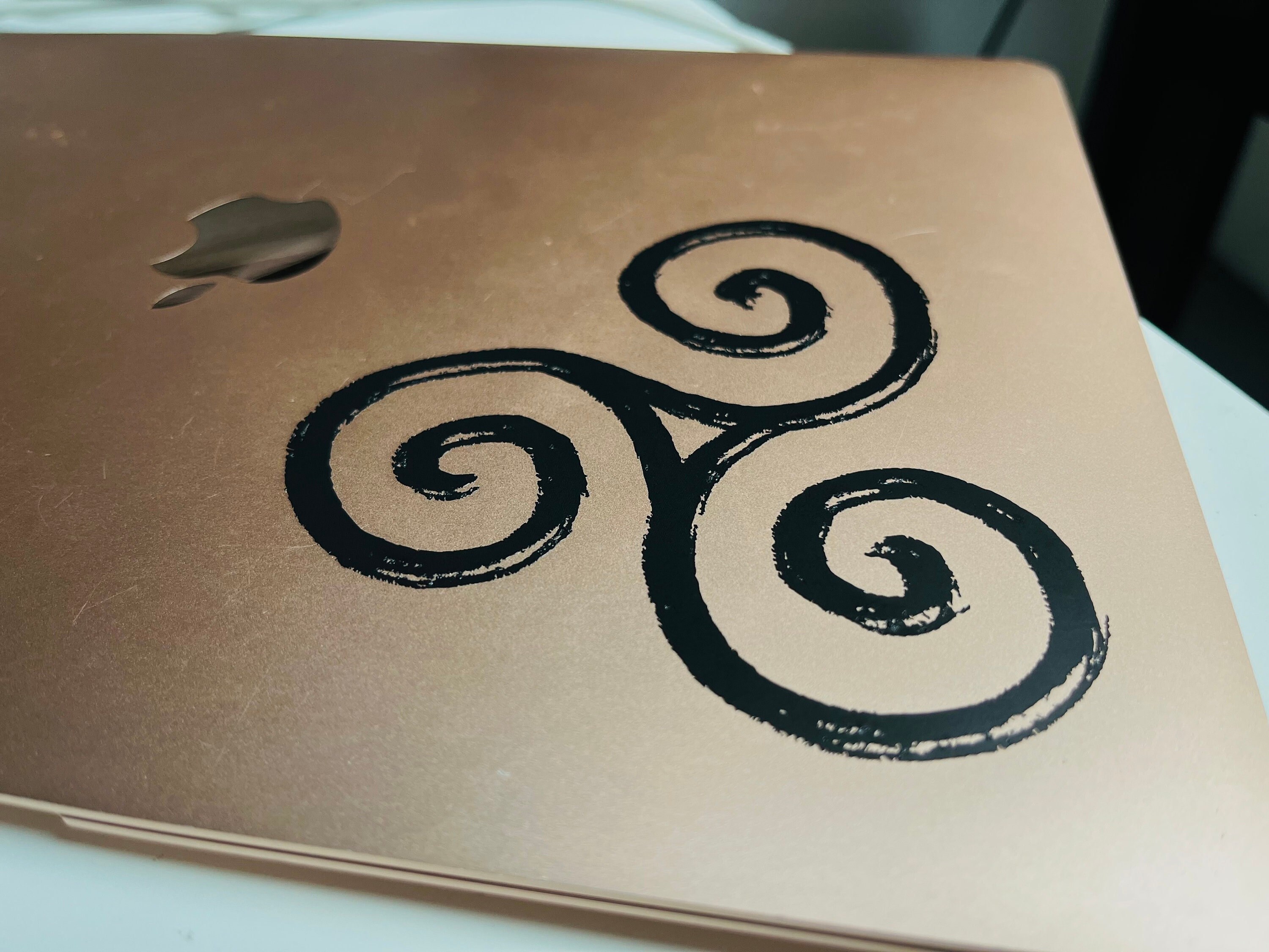 Celtic Peace Window Sticker – Celtic Knot Peace Sign Window Decal