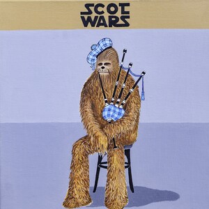 Chew-Bag-A - Podpisany wydruk giclee - Sztuka szkocka