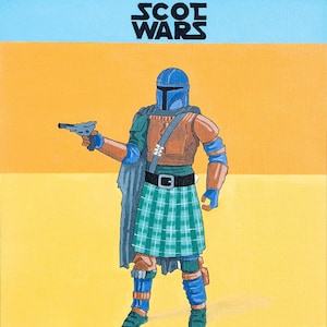 Macdalorian -  Scottish Art Print