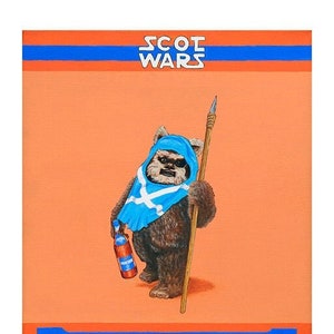 Aye-Wok - Signed Giclee Print - Scottish Art