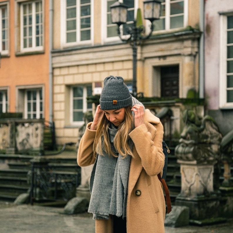 Hand-crafted Fishermans-style Trawler Wooly Hat. Soft and image 6