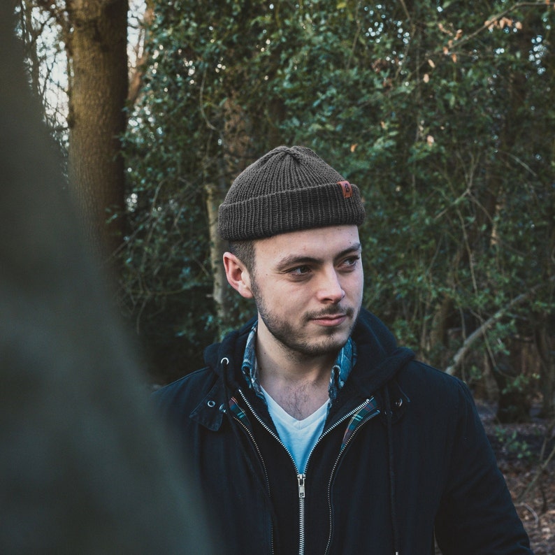 Hand-crafted Fishermans-style Trawler Wooly Hat. Soft and image 1