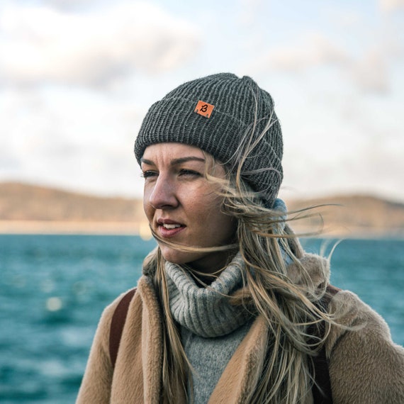 Grey Beanie Hat. Super Soft Comfortable 