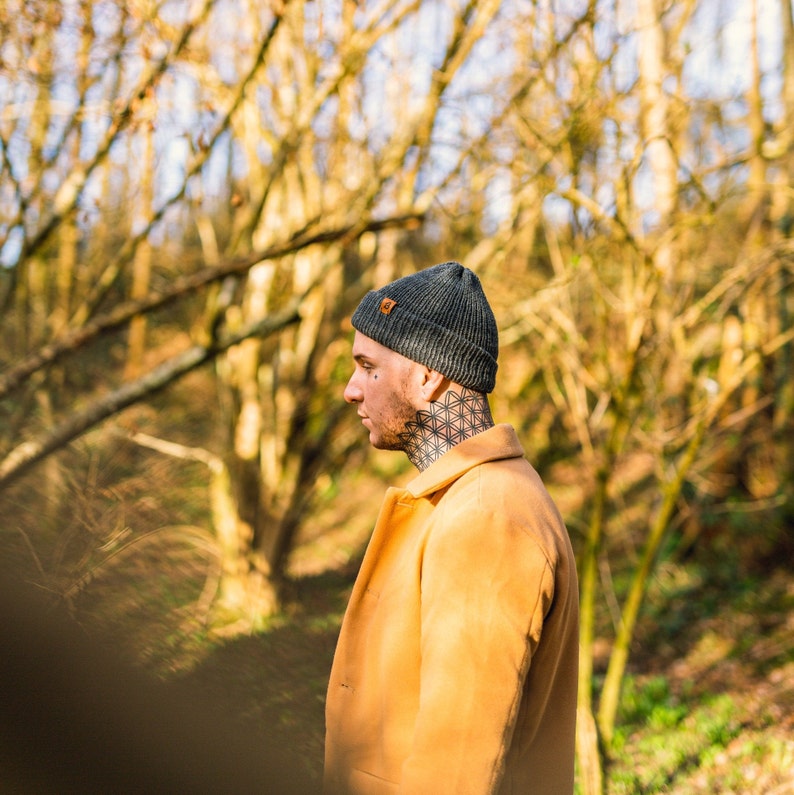 Hand-crafted Fishermans-style Trawler Wooly Hat. Soft and image 5