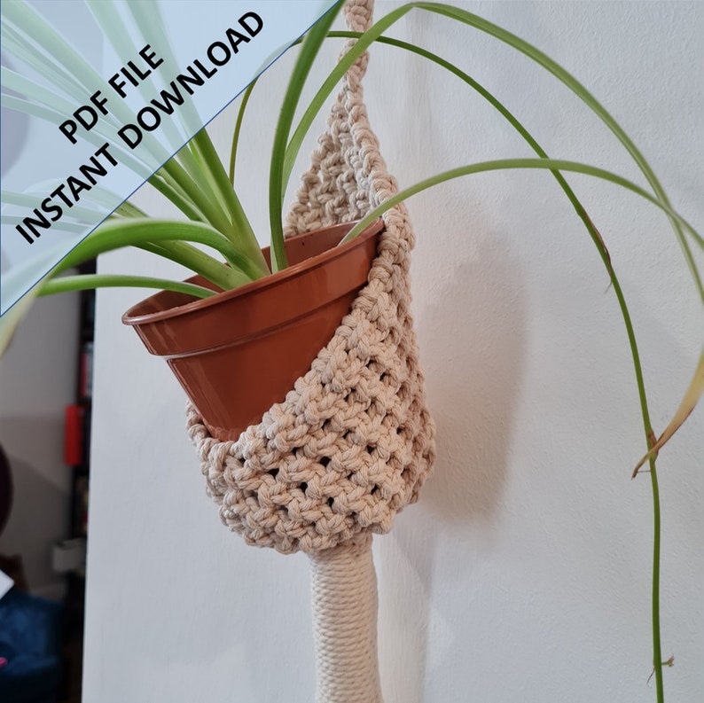 Macrame Plant Pod Pattern, Instant Digital Download of Written PDF With ...