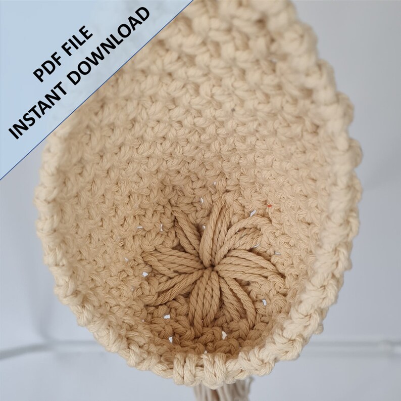 Macrame Plant Pod Pattern, Instant Digital Download of Written PDF With ...