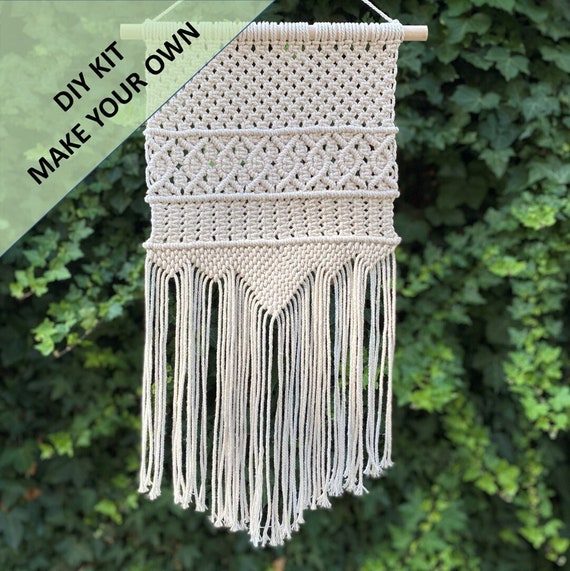 DIY Macrame Wall Hanging Kit. Everything You Need to Create Your
