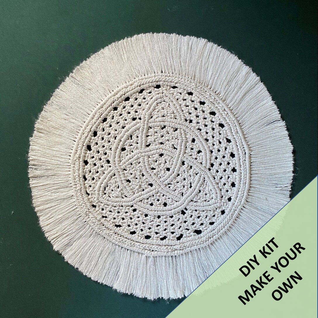 DIY Macrame Celtic Trinity Knot Kit. Everything You Need to Create Your ...