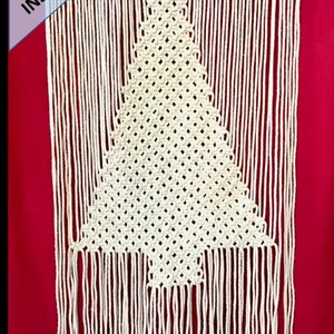 Macrame Christmas Tree Pattern, Instant Digital download of Written PDF with photos by ButOneString, Beginner DIY Macrame Pattern image 6